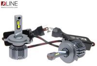 Лампы светодиодные QLine Ultra +200% 55W H4 6000K (2шт.) 12V УЦЕНКА2