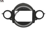 Рамка переходная с проводкой CraftAudio B-012N BMW mini cooper 07-13 9"