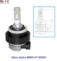 Лампи світлодіодні Qline Alpha BMW-H7 6000K (2шт)