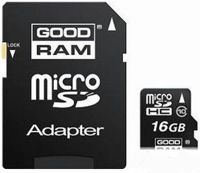Карта пам'яті Goodram microSDHC 16GB Class 10+ adapter