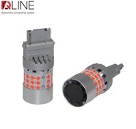 Габарити LED Qline 3156 (P27W) Red CANBUS (2шт)