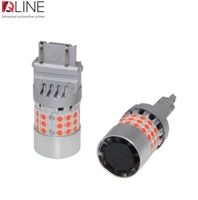 Габариты LED Qline 3157 (P27/7W) Red CANBUS (2шт)