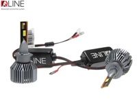 Лампы светодиодные QLine Ultra +200% 55W H1 6000K (2шт.)