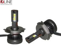 Лампы светодиодные QLine DualVision 65W H4 6000K (2шт.)