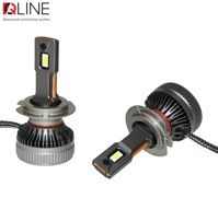 Лампи світлодіодні QLine DualVision 65W H7 6000K (2шт.)