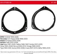 Проставки під динаміки ACV 271230-05 Opel, BMW, Mecedes, Nissan, Renault, Opel