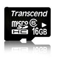 Карта пам'яті Transcend microSDHC 16 GB card Class 10