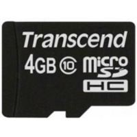 Карта пам'яті Transcend microSDHC 4 GB card Class 10