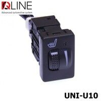 Кнопка подогрева сидений QLine Fiber UNI-U10