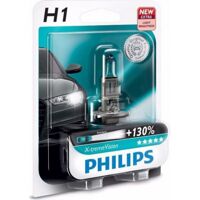 Лампа галогенна Philips H1 X-treme VISION +130%, 3700K, 1шт/блістер 12258XVB1