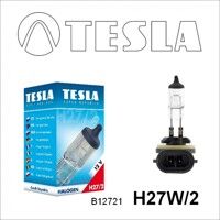 Лампа галогенна Tesla H27W/2 (PGJ13) 12V, 27W B12721