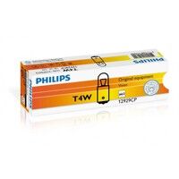 Лампа накаливания Philips T4W, 10шт/картон 12929CP