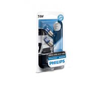 Лампа накаливания Philips T4W WhiteVision, 2шт/блистер 12929NBVB2