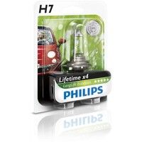 Лампа галогенная Philips H7 LongLife EcoVision, 1шт/блистер 12972LLECOB1