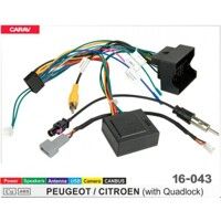 Переходник для магнитол 9", 10.1" Carav 16-043 Citroen, Peugeot
