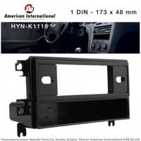 Рамка переходная Carav HYN-K1118 Hyundai Santa Fe, Sonata, Elantra, Tiburon