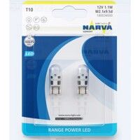 Габарит LED Narva T10 W2,1x9,5d 12V 0,6W 6000K (2шт.) 180034000