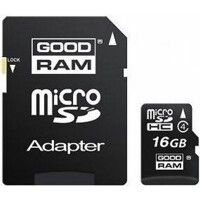 Карта пам'яті Goodram microSDHC 16GB Class 4+ adapter