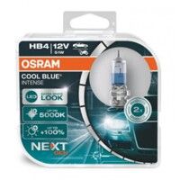 Лампа галогенна Osram HB4 12V 51W P22d Cool Blue Intense Next Gen +100% 2шт/комп (9006CBN-HCB)