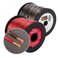 Кабель силовий Kicx 8AWG R (8Ga, червоний) (метр)