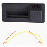 Камера заднего вида Prime-X TR-08 CAN+IPAS VW, Audi, Skoda A4 (B9) (15-23), Golf Plus (05-14), Touareg II (10-18), Superb III (B8) (15+)