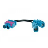 Переходник Авто-DIN 1524-22 Audi,Seat,Skoda,VW- с двойного спаренного на двойной раздельный