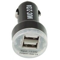 Зарядное устройство USB Mystery MUC 2/2A 12/5V 2А