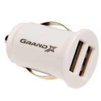 Зарядное устройство Grand-X CH-02W (2.1A, 12-24V, 2 USB 5V/2.1A)