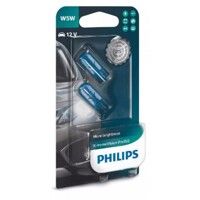Габариты Philips W5W X-treme Vision Pro150 +150%  12V W2.1X9.5d 12961XVPB2