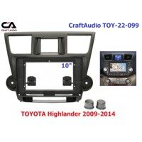 Рамка переходная CraftAudio TOY-22-099 TOYOTA Highlander 2009-2014 10.1"