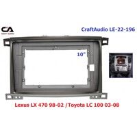 Рамка переходная CraftAudio LE-22-196 Lexus LX 470 98-02 /Toyota LC 100 03-08 10"