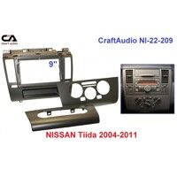 Рамка переходная CraftAudio NI-22-209 NISSAN Tiida 2004-2011 9"
