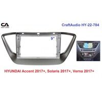 Рамка перехідна CraftAudio HY-22-784 HYUNDAI Accent 2017+ / Solaris 2017+ / Verna 2017+ УЦІНКА