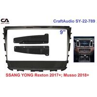 Рамка переходная CraftAudio SY-22-789 SSANG YONG Rexton 2017+, Musso 2018+ 9"
