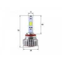 Світлодіодні лампи Sho-Me H11 6000K 30W LED G2.1 (2 шт)
