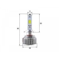 Лампы светодиодные Sho-Me H7 6000K 30W LED G2.1 (2 шт)