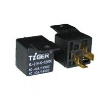 Реле без гнезда Tiger 40A 12V