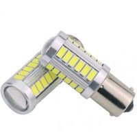 Габарит LED iDial 475 P21W 33 SMD High Power BA15S 450 lm 6000K 12V (2шт.)