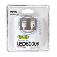 Габариты LED RING W5W 6000К Ice White RW5016LED (9546) б2