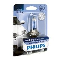 Лампа галогенна PHILIPS 9005 CVB1 HB3 65W 12V P20d CrystalVision 9005CVB1