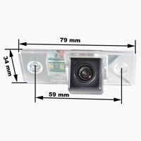 Камера заднего вида Prime-X CA-9583 Skoda Yeti (09-17), Fabia I (99-07), Fabia II (07-14)