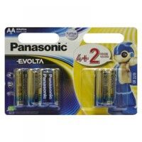 Батарейка Panasonic EVOLTA AA BLI(4+2) ALKALINE LR6EGE/6B2F 6шт