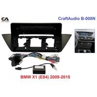 Рамка переходная CraftAudio B-008N BMW X1 (E84) 2009-2015 10" + проводка
