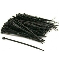 Стяжки 160мм (100шт) 4,8 мм чорні