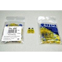 Запобіжник TESLA FTL0.020.010 GLOW ATO 20A /10шт LED індикатор
