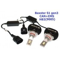 Світлодіодні лампи Baxster S1 gen3 HB3 (9005) 5000K CAN+EMS (1 шт) УЦІНКА
