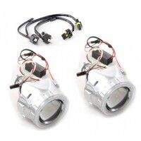 Лінзи біксенонові Tesla (тип 2) з ангельськими очима (2шт)