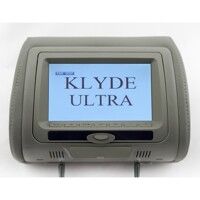 Подголовник с монитором и DVD-проигрывателем  KLYDE Ultra 745 HD Gray (серый)