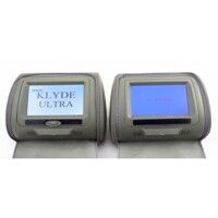 Комплект подголовников с монитором и DVD-проигрывателем KLYDE Ultra 7747HD Gray (серый)