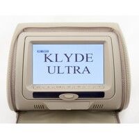 Подголовник с монитором и DVD-проигрывателем KLYDE Ultra 747 HD Beige (бежевый)